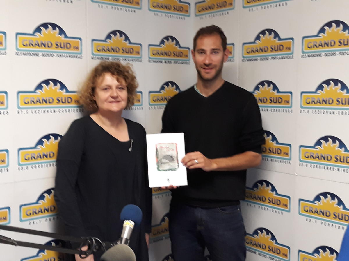 28-05-19 Nathalie POUX, responsable de la Culture au Parc Naturel Régional de la Narbonnaise en Méditerranée & Laurent BONNEAU, dessinateur