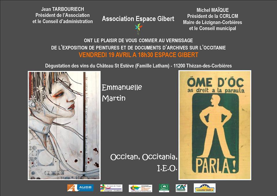 04-05-19 L’artiste peintre Emmanuelle MARTIN expose jusqu’au samedi 11 Mai à l’Espace Gibert à Lézignan-Corbières