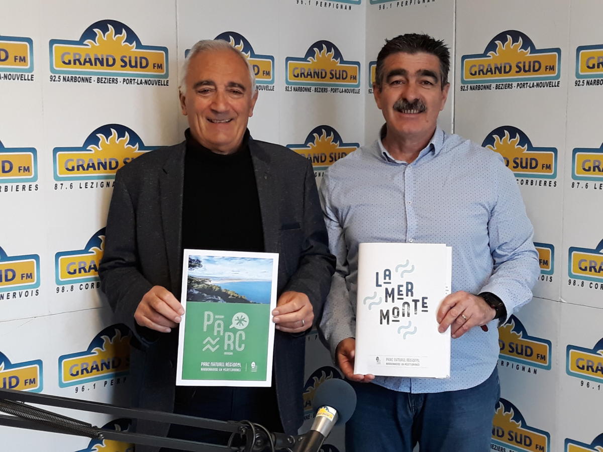 11-03-20 : Bernard DEVIC, Président & Michel DIAZ, Directeur du Parc Naturel Régional de la Narbonnaise en Méditerranée