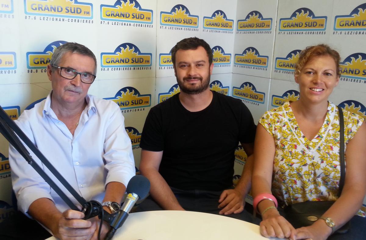 06-08-20 Adrien LAFFON, maître-fauconnier & Claire DEPUILLE, responsable du service hygiène à la mairie de Narbonne