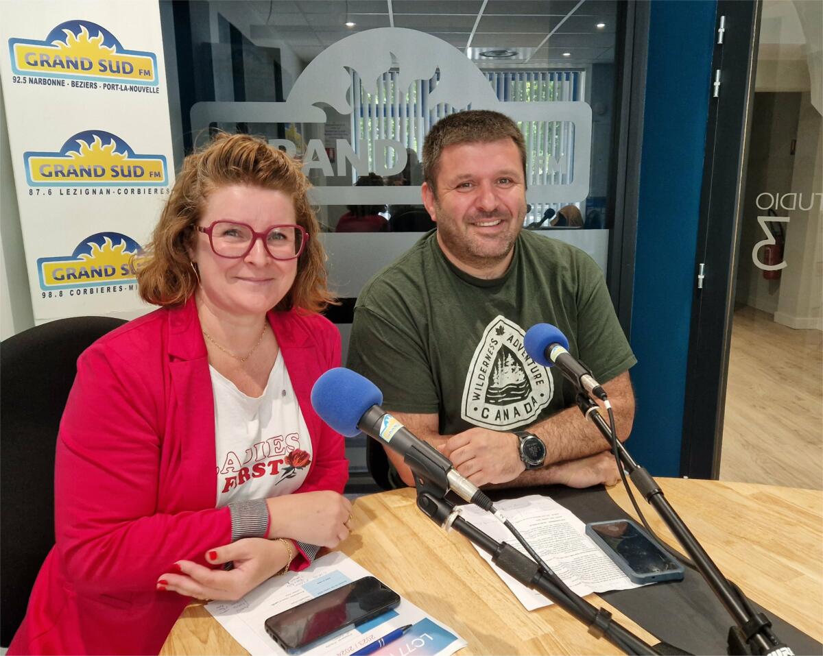 04-06-24 : Priscilla BRUN, pour le club service Ladies Circle de Narbonne & Olivier RESTE de l’Association Enzo One Life